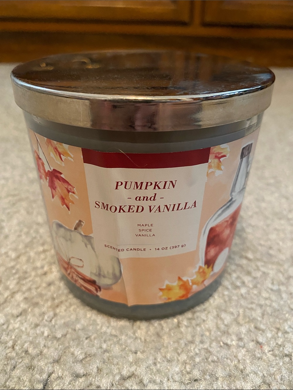 Sonoma Pumpkin & Smoked Vanilla 3-Wick Scented Candle